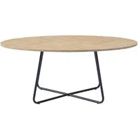 HOME DELUXE Couchtisch Oval NOVARIS, 110 x 66 x 47 cm Wohnzimmertisch, Sofatisch