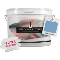 A.S. Création Wand- und Deckenfarbe THE COLOR KITCHEN, seidenmatt, für Wohnzimmer Schlafzimmer Flur Küche, Blautöne