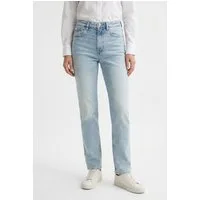 Calvin Klein Jeans Mom-Jeans Stretch-Denim, Used-Washed