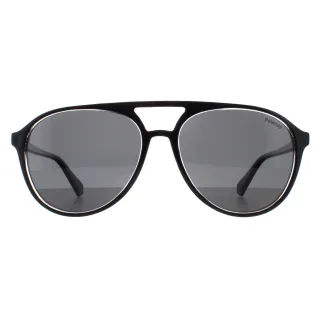 Polaroid Aviator Unisex Schwarz Kristall Grau Polarisiert PLD 4162/S