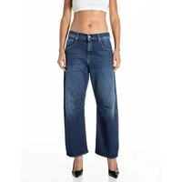Replay 5-Pocket-Jeans JANIE im Barrel Fit mit Abnähern