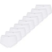 sloggi Midislip 9er Pack 24/7 Cotton Lace (Spar-Set, 9-St) Midi Slip - Baumwolle - Atmungsaktiv