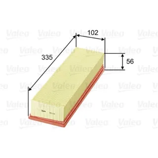 Valeo Luftfilter Citroen Peugeot 585130