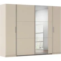 rauch Schwebetürenschrank Kleiderschrank Drehtürenschrank Schrank Garderobe KRONACH (in 3 Ausstattungen BASIC/CLASSIC/PREMIUM, Breiten 225/268/311/354 cm) Kombischrank optional mit 1 oder 2 Spiegel viele Böden MADE IN GERMANY