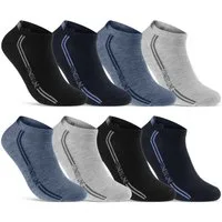 sockenkauf24 Sneakersocken 8, 12 oder 20 Paar Sneaker Socken SPORT (8-Paar) Socken Damen & Herren Sportsocken - WP