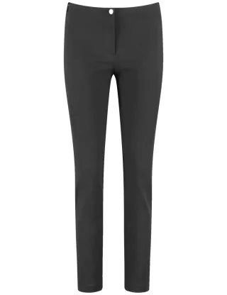 GERRY WEBER Edition - Hose Slim Fit schwarz - Gr. - 48