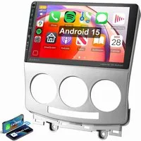 ESSGOO Für Mazda 5 V 2005-2010 Android 15 USB Apple Carplay Type-C Autoradio (RDS, Digitalradio (DAB), FM, AM, Carplay Android Auto GPS Navi WIFI BT)