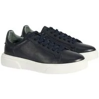 Desa Herren-Slipper – Obermaterial Leder, Lederfutter, elastische Schnürse Sneaker