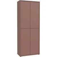 FORTE Schuhschrank Alice Springs, Schuhschrank, Höhe 191,9 cm, 4 Türen, viel Platz (B/H/T 74,5/191,9/34,9 cm) Stauraumschrank, Mehrzweckschrank, Breite 74,5 cm, mit 8 Böden