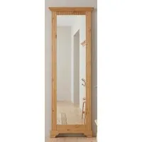 OTTO home Spiegel Rustic, Garderobenspiegel, Landhausstil, Rahmen in Kiefer massiv, Höhe 190 cm, mit Zierfräsungen