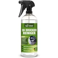 bio-chem 3D-Drucker-Reiniger Spray für 3D-Drucker,PC-Teile,Elektrogeräte Kunststoffreiniger (Einzelprodukt, [- 3D-Drucker-Reiniger 0.75 l Handsprayflasche Hohe Lösekraft, verdunstet schnell)