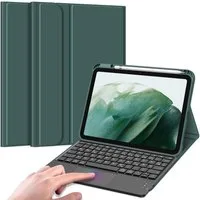 Fintie Tablet-Hülle für iPad 11. Generation 2025 11"(A16), iPad 10. Generation 2022 10.9", mit magnetischer Abnehmbarer Deutscher Touchpad Tastatur-QWERTZ Layout