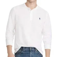 Polo Ralph Lauren Longsleeve Herren Featherweight Mesh Henley Shirt Sofortige Authentifizierung über das Ralph Lauren-System möglich