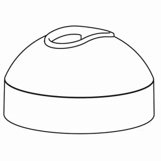 KWC Kappe DOMO Classic D55 lang Kst, chromeline,634372 634372