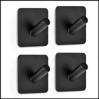 LIVINA HOME Handtuchhaken Haken selbstklebend Bad und Küche, Handtuchhalter, Badezimmer, Bad, Küche, Türen, Kleiderschrank, Wand, Dusche, (4-St), Kleiderhaken ohne Bohren