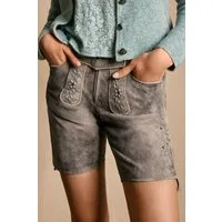 Spieth & Wensky Lederhose Trachtenlederhose Damen - KORALIE - oxford/schwarz