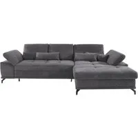 OTTO home Ecksofa Costello L-Form, B: 301 cm mit Sitztiefen-, Armteilverstellung &, 3 Nierenkissen, optional Bettfunktion & Bettkasten