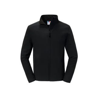 Russell - "Essential" Softshelljacke recyceltes Material für Herren (Schwarz)