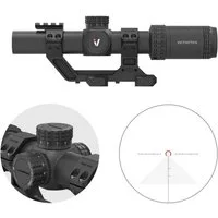 Vector Optics Victoptics OPSL122 S6 1-6x24 mit Blockmontage Zielfernrohr (Ideal für Jagd, Sport und Airsoft)