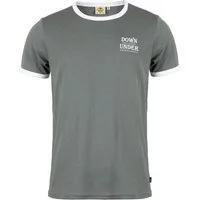 ROADSIGN australia T-Shirt Outline (1, 1-tlg., 1) dezenter Brustprint mit Kontrastdetails aus weichem Jersey
