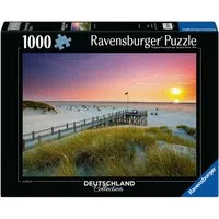 Ravensburger Puzzle Deutschland Collection, Sonnenuntergang über Amrum, 1000 Puzzleteile, Made in Germany