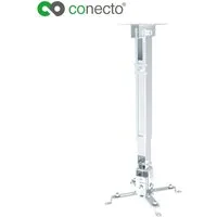 conecto Beamer-Wandhalterung Universal Projektor Beamer Wand- Deckenhalterung, (schwenkbar um 360°, neigbar)
