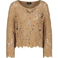Monari Strickpullover Pullover im Cornelly-Muster - Regular Fit