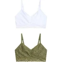 bonprix Bustier (Packung, 2-tlg., 2er) im praktischen 2er Pack, mit weicher Spitze und Raffung