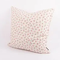 SCHÖNER LEBEN. Dekokissen Kissenhülle Classic Little Rose ecru rosa div. Größen SCHÖNER LEBEN
