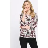 Sieh an! T-Shirt Rundhals-Shirt 3/4-Arm