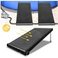 FIVMEN Pool-Wärmepumpe Poolheizung Sonnenkollektor Poolheizungen Solar Heizungen 111.5 x 65cm (2 tlg), Heizung Solarmatte für Warmwasser Gartendusche Pool Außen Innenhöfe