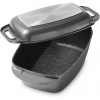 STONELINE Bräter, Aluminiumguss (2-tlg), Multifunktions-Bräter, induktionsgeeignet, Designed in Germany
