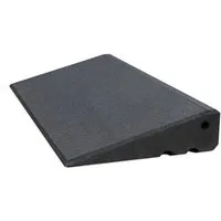 RO-FLEX Auffahrrampe Rampe Pro 75 mm hoch aus Gummigranulat LxBxH 500 x 280 x 75 mm