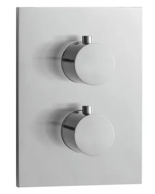 Herzbach Design IX Thermostatarmatur Unterputz Fertigset 3 square plus, 17.503055.2.09 17.503055.2.09