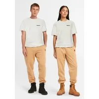 Timberland T-Shirt Small Linear Logo Print Tee mit Rundhalsausschnitt, Kurzarm-Design, unifarben, aus Baumwolle