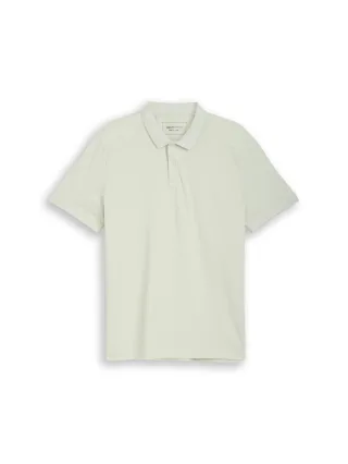 Denim Tom Tailor - Piqué Poloshirt aus Baumwolle frozen light mint - Gr. - XL