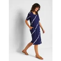 bonprix Jerseykleid für den Alltag, Kurzarm-Design, aus Baumwolle, in A-Linie