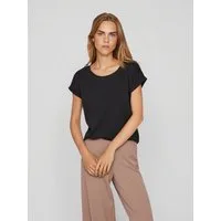 Vila Rundhalsshirt VIDREAMERS NEW PURE T-SHIRT/SU-NOOS Baumwollmischung, regular fit