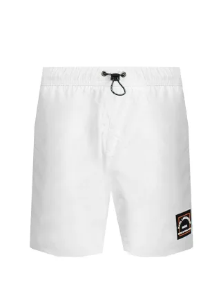 Karl Lagerfeld Badehose Basic Herren Weiß
