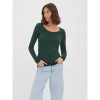 Vero Moda Langarmshirt VMMAXI MY LS SOFT LONG U-NECK NOOS Baumwollmischung, regular fit