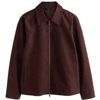 Next Hemdjacke Jacke aus Velourskunstleder (1-St)