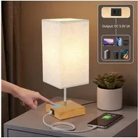 ZMH Tischleuchte Schlafzimmer Touch Nachttischlampe - Warmweiß Dimmbar