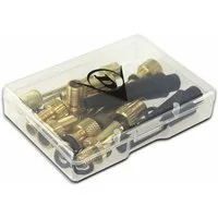 Dunlop Fahrradpumpe DUNLOP Fahrradventil-Adaptersatz, 14-teilig