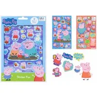 Peppa Pig Sticker Peppa Pig Sticker Aufkleber Buch Peppa Wutz,Georg Pig 8 Seiten, (Set 1-tlg), Großes Sticker-Set für Kinder – viele bunte Motive & Figuren