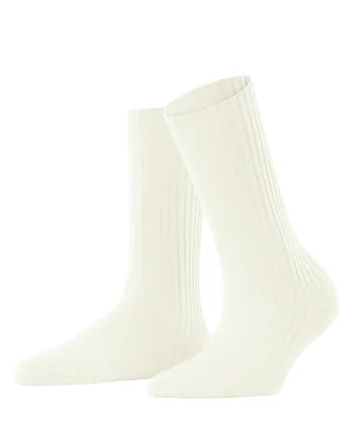 FALKE - FALKE Cosy Wool Boot Damen off-white - Gr. - 36.5