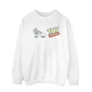 Disney - "Toy Story Buzz Pulling Logo" Sweatshirt für Herren (Weiß)