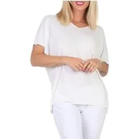 simaranda Strickpullover Damen Pullover 1923 36-40 Weiß