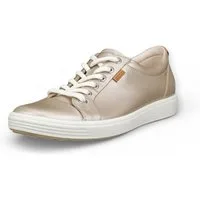 Ecco Soft 7 (Vollnarbenleder) gold Damen Sneaker
