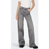 JDY High-waist-Jeans JDYFELINA-FINA HW WIDE JNS LT GREY DNM