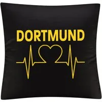 multifanshop Kissenbezug Dortmund - Herzschlag - Kissen